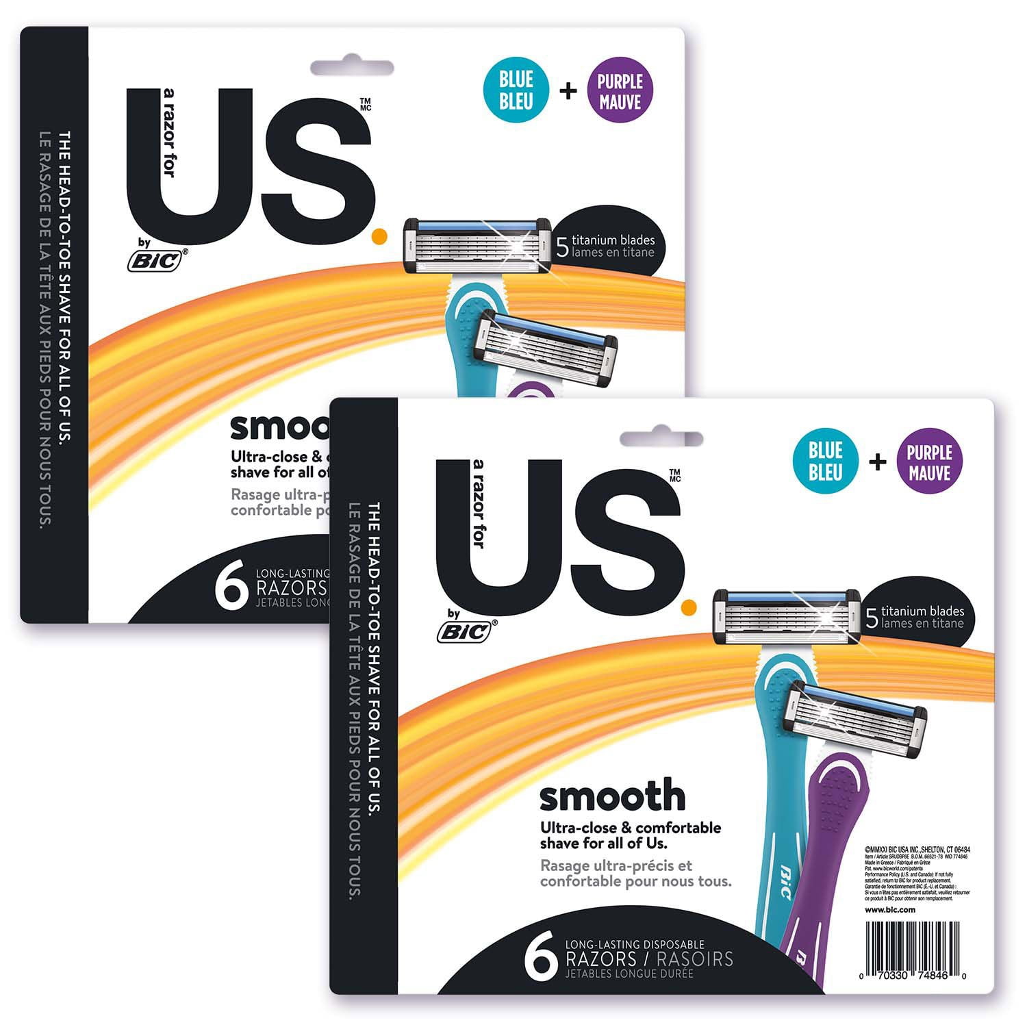 BIC US. Unisex Disposable Razors, 5 Blades, 12 ct. - Samsclub.com