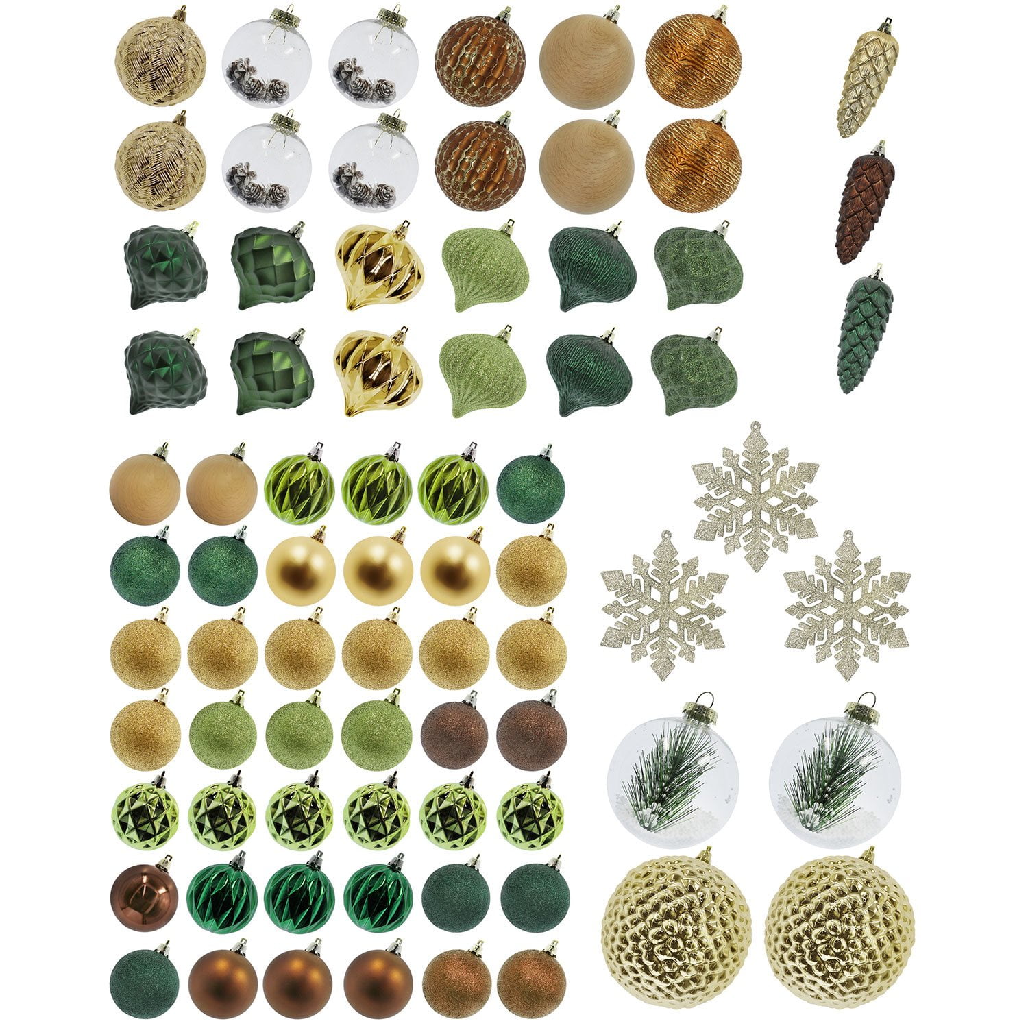 Member's Mark Shatterproof Ornament Collection, 76 pcs. - Samsclub.com
