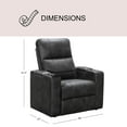 thumbnail image 4 of Travis Power Theater Recliner with Table, Assorted Colors, 4 of 9