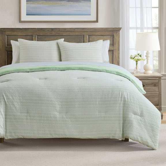 Draper James Suri Cotton Striped 3-Piece Comforter Set, Assorted Sizes