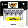 thumbnail image 1 of BIC Flex 5 Titanium-Coated Disposable Razor, 5 Blades, 9 ct., 1 of 8
