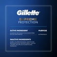 thumbnail image 7 of Gillette Supreme Maximum Strength Protection Men's Deodorant Clear Gel Antiperspirant, Cool Wave, 3.8 oz., 5 pk., 7 of 9