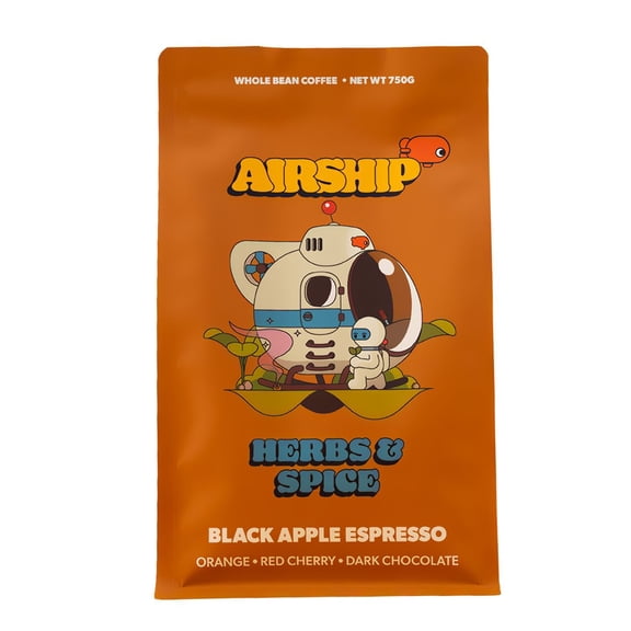 Airship Black Apple Espresso Whole Bean Coffee, 27 oz.