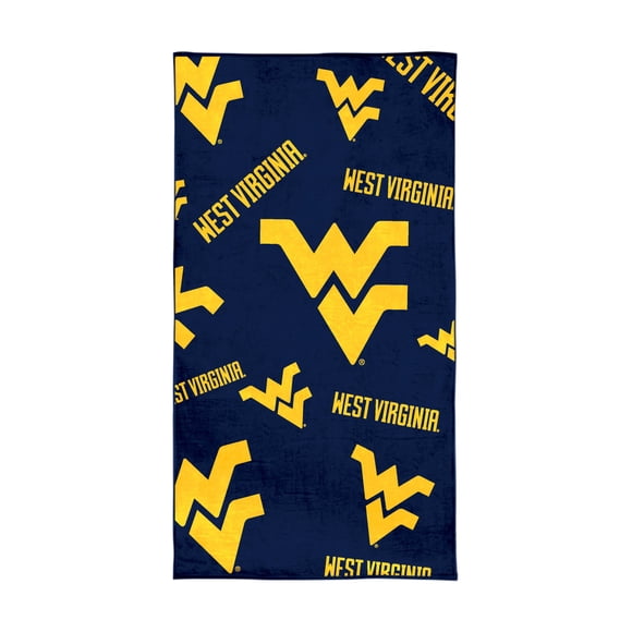 Logo Brands West Virginia Mountaineers 38"x72" Beach Towel