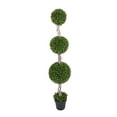 thumbnail image 1 of Faux 5' Triple Ball Topiary in Black Grower's Pot, 1 of 6