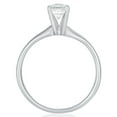 thumbnail image 3 of Princess Cut Solitaire Diamond Ring in 18K Gold, 3 of 5