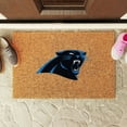 thumbnail image 2 of Logo Brands Carolina Panthers Doormat, 2 of 5