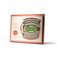 thumbnail image 1 of YouTheFan Clemson Tigers 17"x13" 3D 5 Layer Stadium View Wall Art, 1 of 5