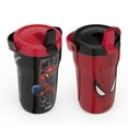 thumbnail image 4 of Zak Designs 14-oz. Stainless Steel Double Wall Sutton Grip Tumbler for Kids, 2-Piece Set, Assorted Characters, 4 of 13