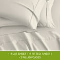 thumbnail image 4 of Purity Home Brushed Organic Cotton Percale Sheet Set, Assorted Sizes, 4 of 8