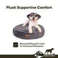thumbnail image 3 of Ridge Creek Cozy Round Pet Bed, Choose Size and Color, 3 of 8