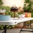 thumbnail image 8 of Lifetime 8' Light Commercial Fold-In-Half Table, White, 8 of 10