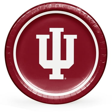 Collegiate Round Paper Plates, 10", 85 ct., Choose Your Team