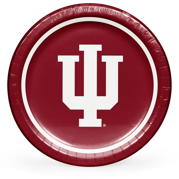 Collegiate Round Paper Plates, 10", 85 ct., Choose Your Team