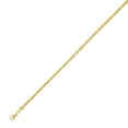 thumbnail image 4 of Sparkle Rope Chain Hollow Necklace in 14K Gold, 4 of 6