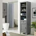 thumbnail image 1 of Crosley Furniture Tara Linen Bathroom Cabinet, Assorted Colors, 1 of 16