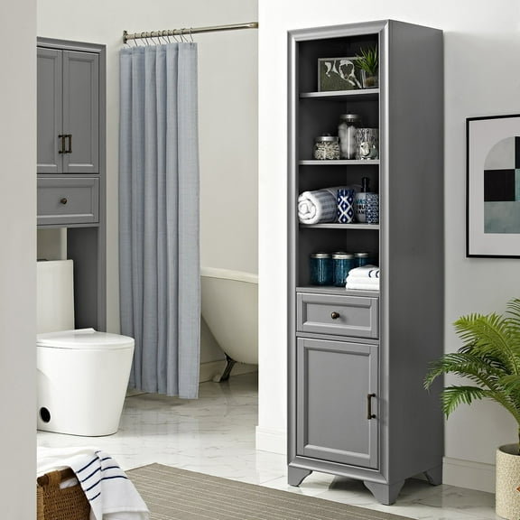 Crosley Furniture Tara Linen Bathroom Cabinet, Assorted Colors