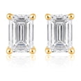 thumbnail image 1 of Lab Created 2.00 CT. T.W. Fancy Cut Diamond Stud Earrings in 18K Gold, 1 of 5
