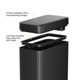 thumbnail image 3 of EKO Fluted Resin Slim Motion Sensor Trash Can 2.6 Gallon, 3 of 10