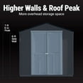 thumbnail image 8 of Handy Home Products Gable 8' x 7'.5" Value Outdoor Wooden Shed, 8 of 16