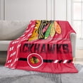 thumbnail image 2 of Logo Brands Chicago Blackhawks 60"x70" Super Plush Blanket, 2 of 7