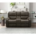 thumbnail image 3 of Memphis Fabric 3-Piece Reclining Sofa Set, (Assorted Colors), 3 of 10