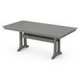 thumbnail image 7 of POLYWOOD Gulf Shores Farmhouse Trestle Dining Set, 7pc, 7 of 11