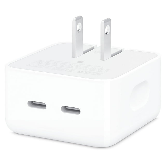 Apple 35W Dual USB-C Port Compact Power Adapter