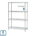 thumbnail image 5 of Seville Classics 4-Tier Steel Wire Shelving, 36" W x 14" D x 56.5"H, 5 of 12