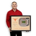 thumbnail image 4 of YouTheFan Texas Longhorns 25-Layer Football Stadium View 3D Wall Art, 4 of 5