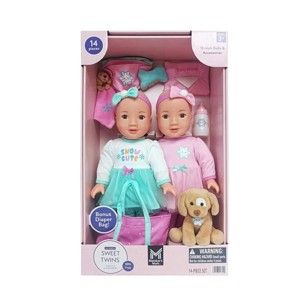 sweet☆twin Member's Mark Sweet Twins Vinyl Dolls & Accessories