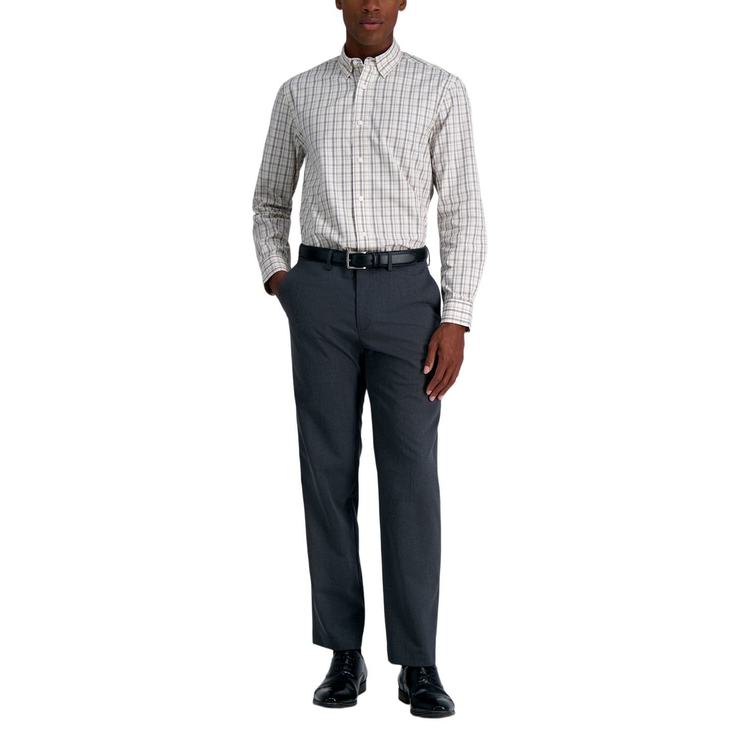 sam's club men's dress shirts Haggar Men's Long Sleeve Button-Down Dress Shirt