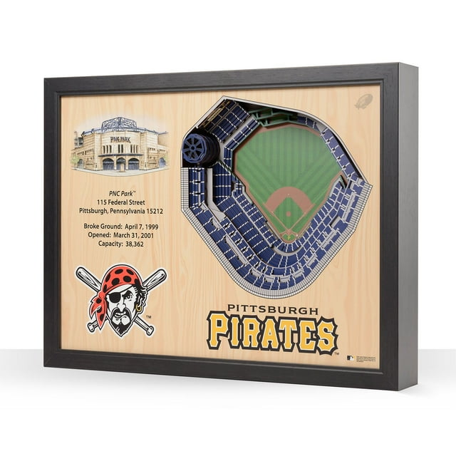 YouTheFan MLB 25-Layer Stadium View 3D Wall Art