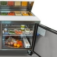 thumbnail image 2 of Maxx Cold X-Series Commercial Refrigerated Sandwich/Salad Station, Stainless Steel 7 cu. ft., 2 of 4
