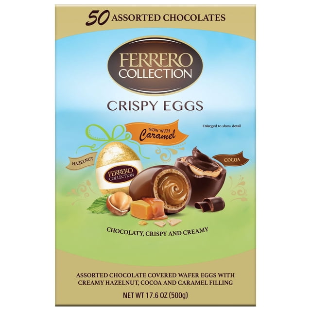 Ferrero Collection Crispy Chocolate Easter Eggs Variety Pack, 50 ct.