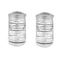 thumbnail image 1 of Diamond Cut and Polished Huggie Earrings in 14K Gold, 1 of 5