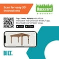 thumbnail image 11 of Backyard Discovery Beaumont Cedar Pergola with Trellis Roof and PowerPort, Choose Size, 11 of 13