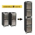 thumbnail image 2 of Seville Classics UltraHD 4-Door Stackable Locker Cabinets, 15" W x 18" D x 73.9" H, 2 of 14