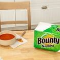 thumbnail image 4 of Bounty 1-Ply Paper Napkins, White, 12.1" x 12"  600 ct., 4 of 6