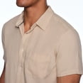 thumbnail image 5 of Lands’ End Men's Cotton Linen Button Up, 5 of 7