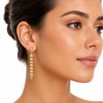 thumbnail image 3 of Diamond Cut Beads Dangle Earrings in 14K Gold, 3 of 5