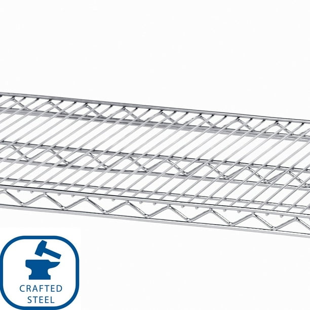 Seville Classics MEGA RACK 4-Tier NSF Steel Wire Shelving, 60