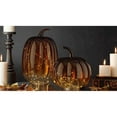 thumbnail image 4 of Member's Mark Glass Pumpkins Decor with Micro Lights (2 pc.), 4 of 4