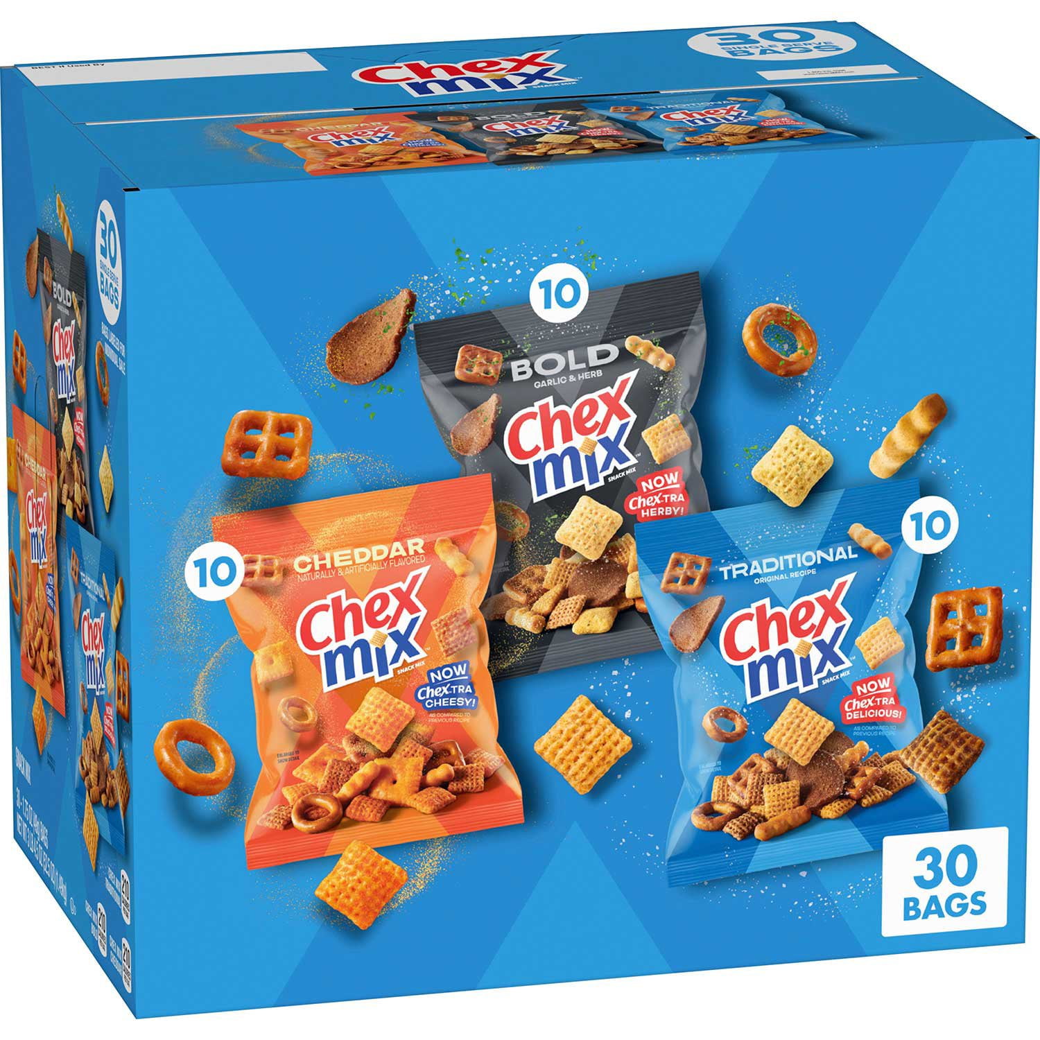 Chex Mix Savory Snack Mix Variety, 1.75 oz., 30 pk. - Samsclub.com
