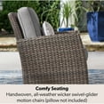 thumbnail image 4 of Member's Mark Fremont Fire Pit Chat Set with Sunbrella Fabric, 5pc, 4 of 6