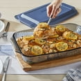 thumbnail image 4 of Pyrex Sculpted Tinted 4-Piece Glass Baking Dish Set with Airtight Lids, 4 of 7