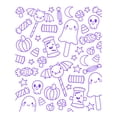 thumbnail image 4 of ColorWorld: Spooky Sweet Halloween, Mixed Media, 4 of 11