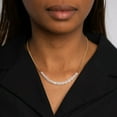 thumbnail image 3 of 1.10 CT. T.W. Baguette & Round Diamond Necklace in 14K Gold, 3 of 6