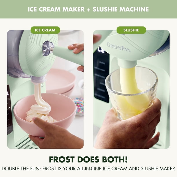 GreenPan Frost 15-in-1, Ice Cream Maker & Slushie Machine