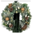 thumbnail image 6 of Member's Mark Pre-Lit Wreath Décor with Evergreen Velvet Sash, 6 of 6